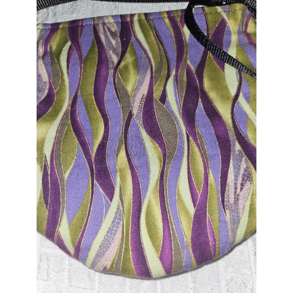 Vintage Nymf Women's Purple & Green Crossbody HandBag Purse (Made in the USA) - Picture 3 of 12